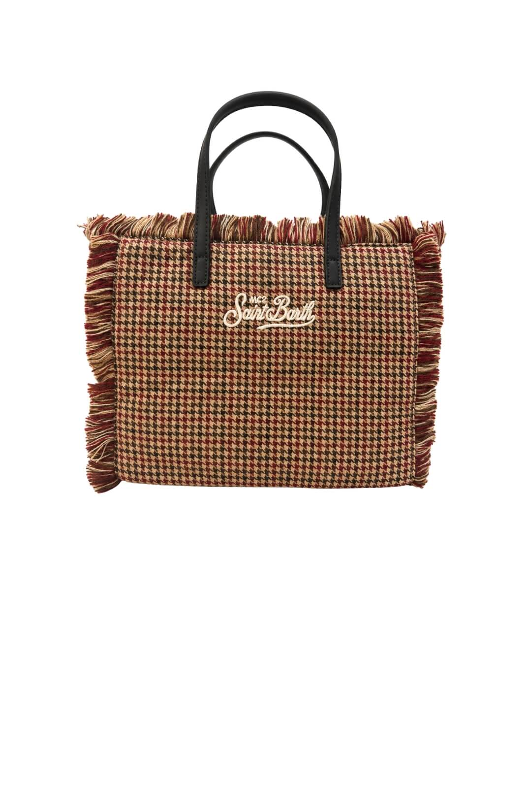 MC2 Saint Barth Borsa Donna Colette Wool Pied de Poule
