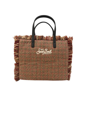 MC2 Saint Barth Borsa Donna Colette Wool Pied de Poule