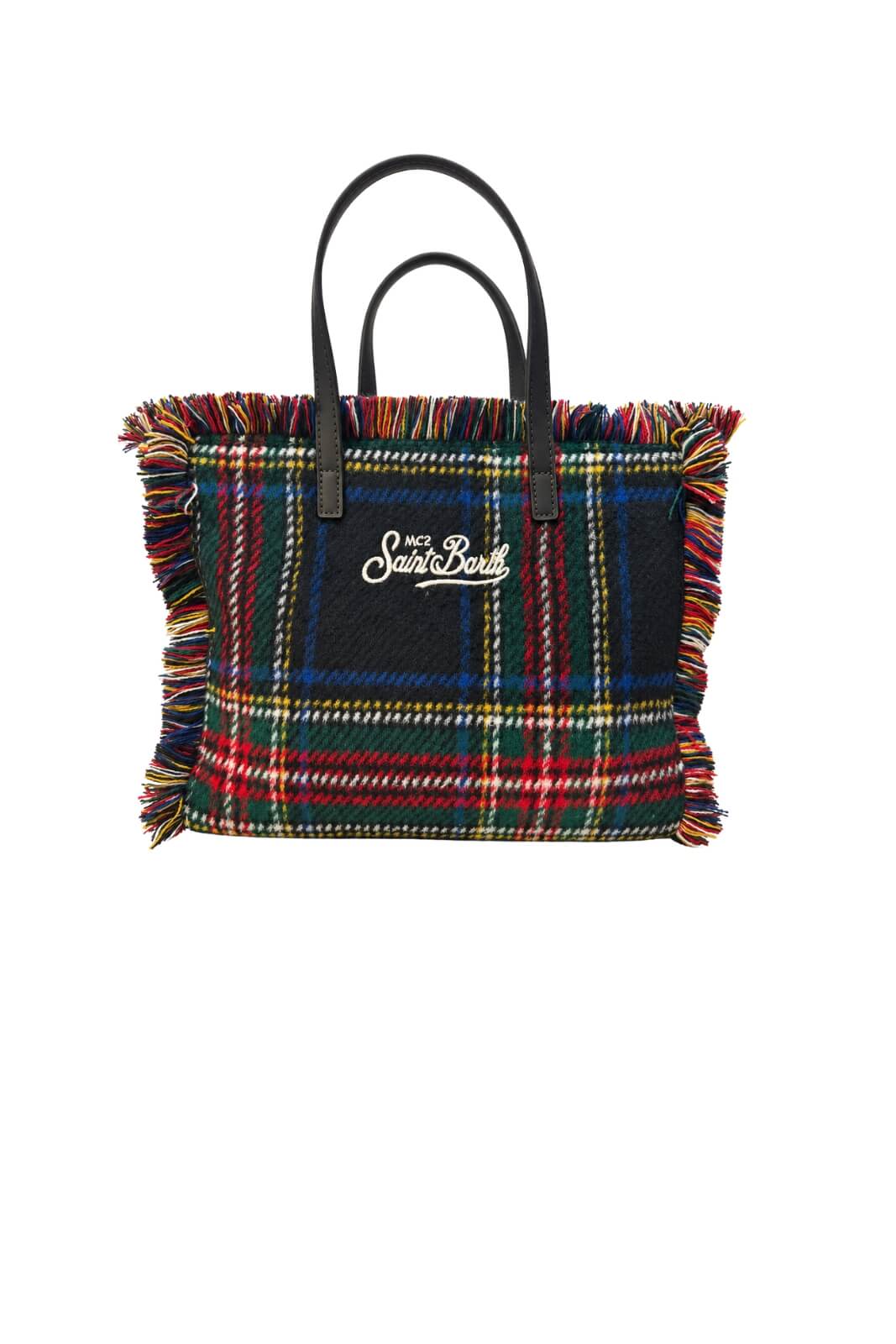 MC2 Saint Barth Borsa Donna Colette Wool Tartan