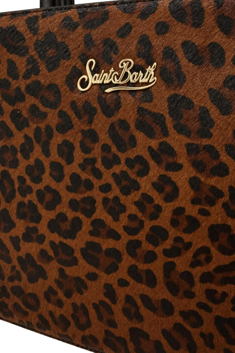 MC2 Saint Barth Borsa Donna Midi Dark Leo Brushed