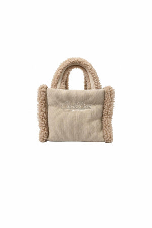 MC2 Saint Barth Borsa Donna Vanity Mini Shearling Corduroy
