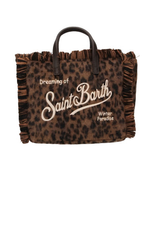 MC2 Saint Barth Borsa Donna Vanity Mini Felt Leopard