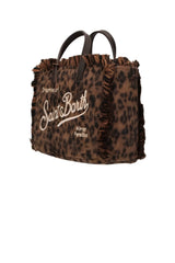 MC2 Saint Barth Borsa Donna Vanity Mini Felt Leopard
