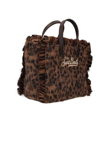 MC2 Saint Barth Borsa Donna Vanity Mini Felt Leopard