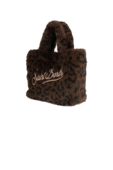 MC2 Saint Barth Borsa Donna Vanity Mini Soft Fur Dark Leopard