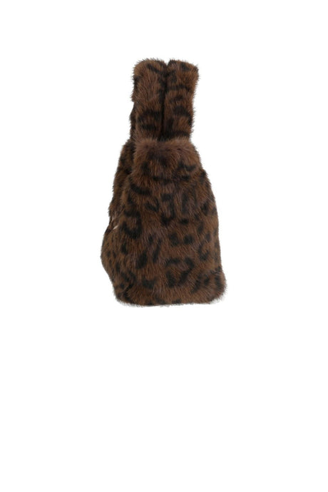 MC2 Saint Barth Borsa Donna Vanity Mini Soft Fur Dark Leopard