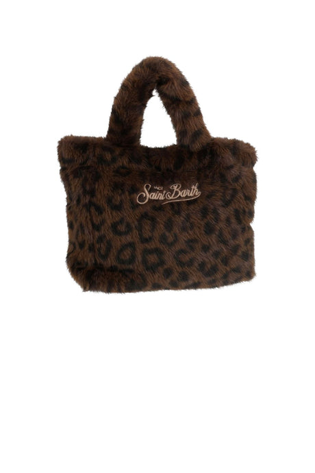 MC2 Saint Barth Borsa Donna Vanity Mini Soft Fur Dark Leopard