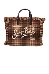 MC2 Saint Barth Borsa Donna Vanity Mini Wool Tartan