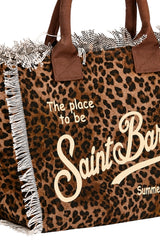 MC2 Saint Barth Borsa Donna Vanity Sand Leopard