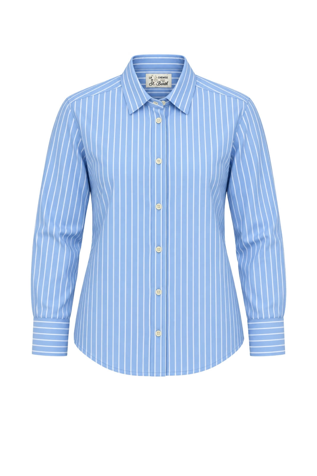 MC2 Saint Barth Camicia Donna Meredith Cotton Stripes Tiny