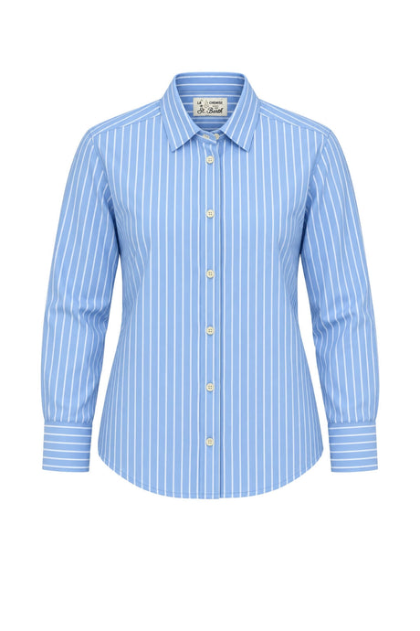 MC2 Saint Barth Camicia Donna Meredith Cotton Stripes Tiny
