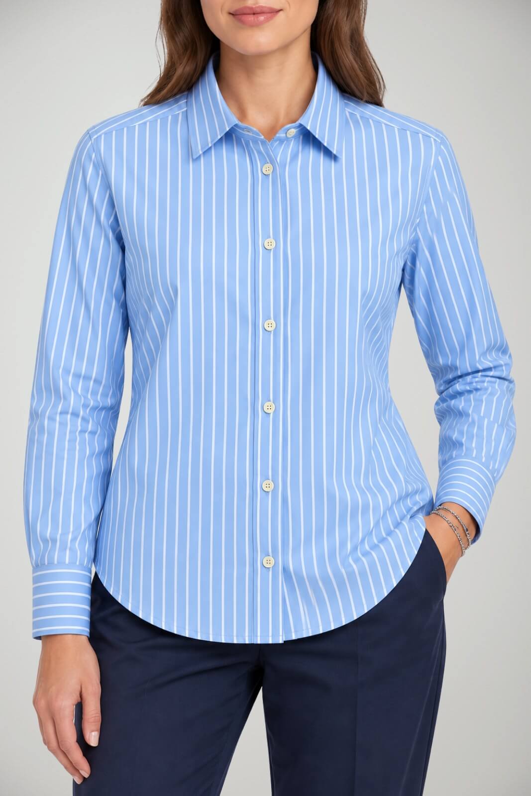 MC2 Saint Barth Camicia Donna Meredith Cotton Stripes Tiny