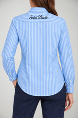 MC2 Saint Barth Camicia Donna Meredith Cotton Stripes Tiny