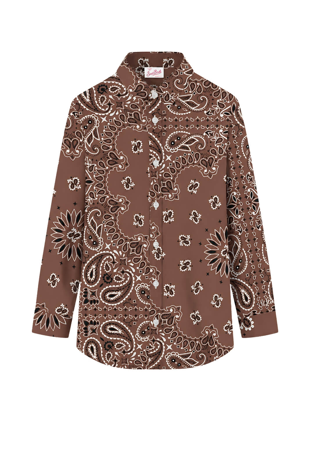 MC2 Saint Barth Camicia Donna Silk Voile Bandana Round