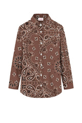 MC2 Saint Barth Camicia Donna Silk Voile Bandana Round
