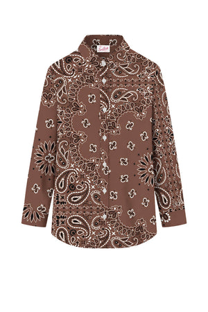 MC2 Saint Barth Camicia Donna Silk Voile Bandana Round
