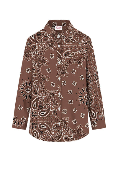 MC2 Saint Barth Camicia Donna Silk Voile Bandana Round