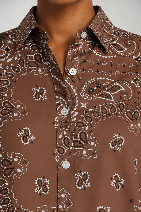 MC2 Saint Barth Camicia Donna Silk Voile Bandana Round