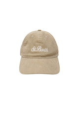 MC2 Saint Barth Cappello Donna Baseball Corduroy / Beige