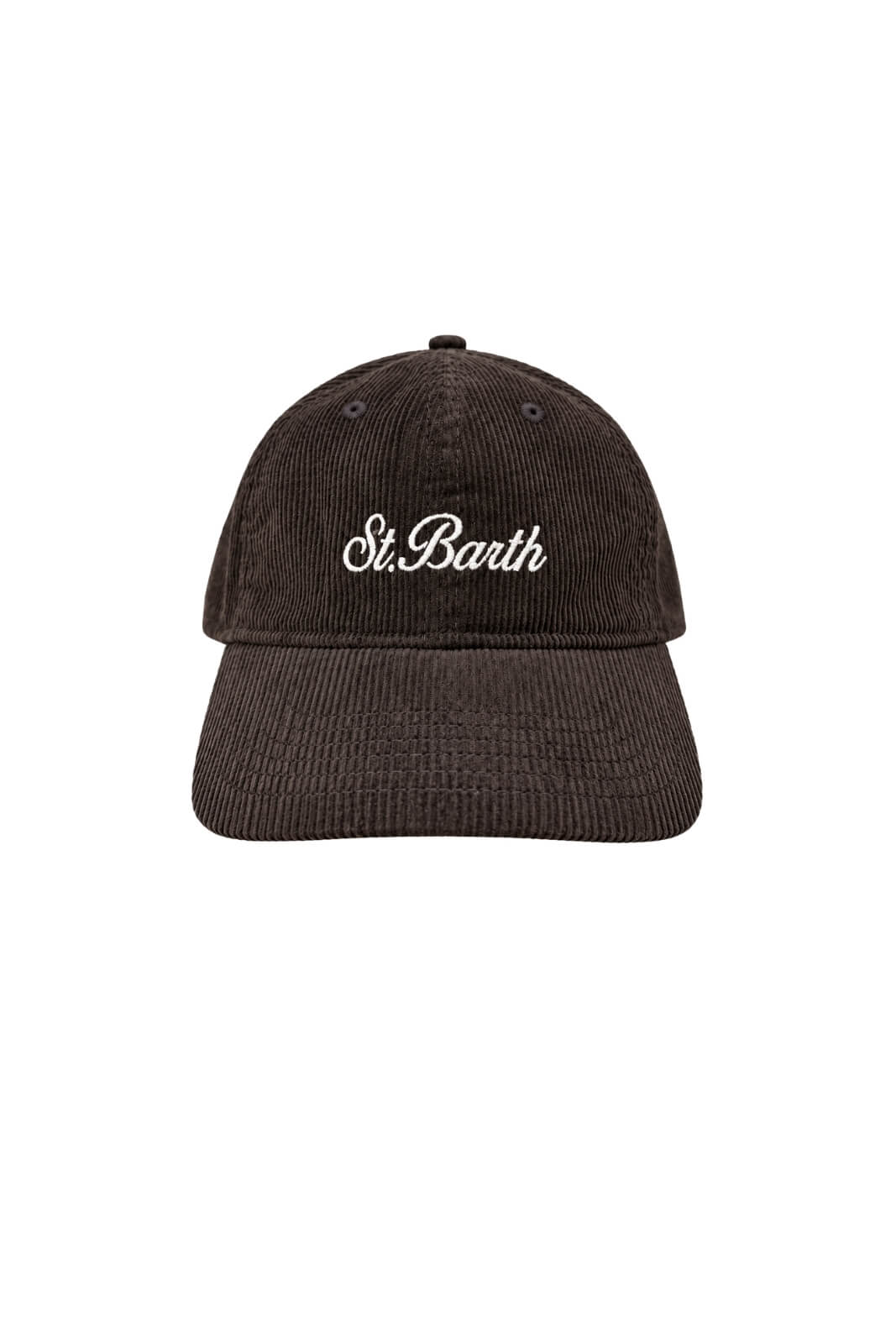 MC2 Saint Barth Cappello Donna Baseball Corduroy / Cioccolato