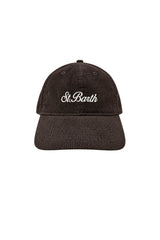 MC2 Saint Barth Cappello Donna Baseball Corduroy / Cioccolato