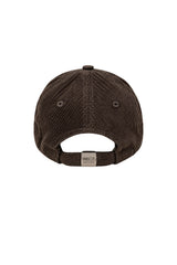 MC2 Saint Barth Cappello Donna Baseball Corduroy / Cioccolato