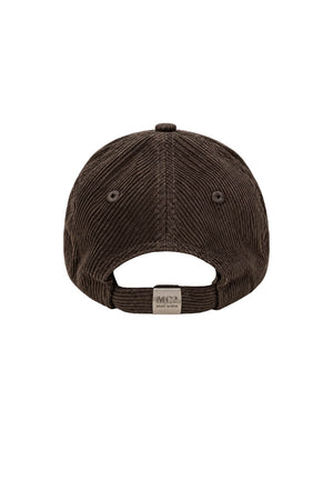 MC2 Saint Barth Cappello Donna Baseball Corduroy / Cioccolato