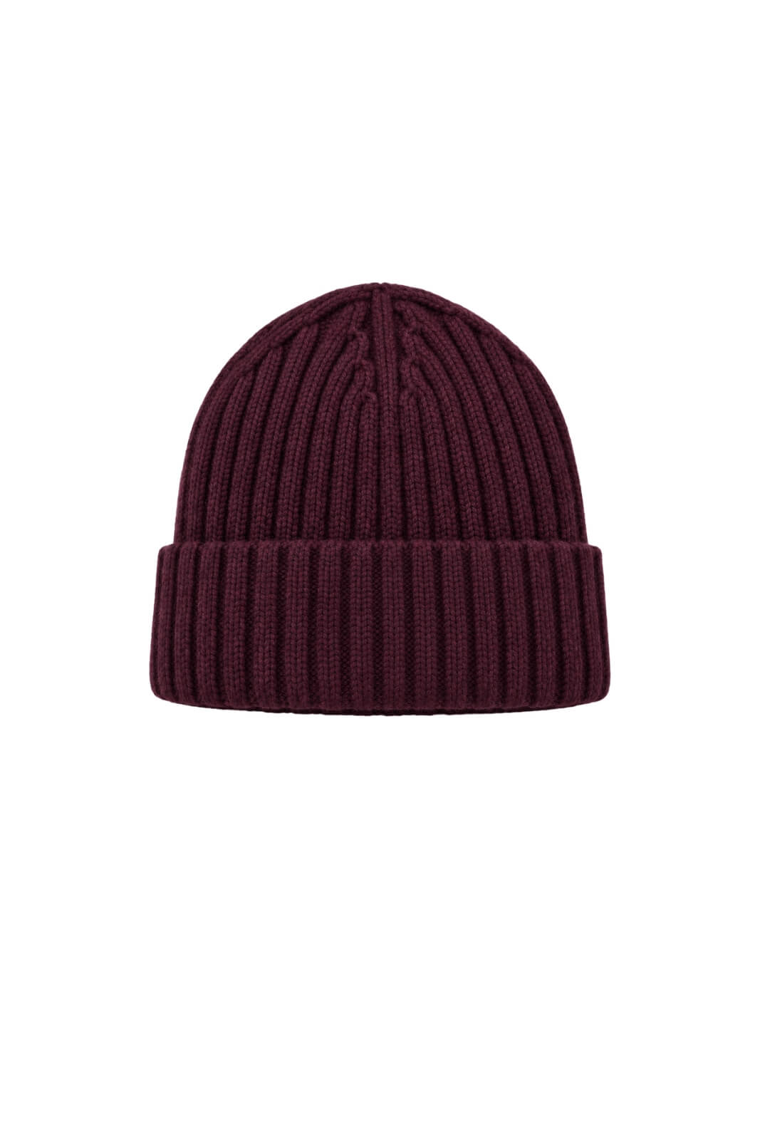 MC2 Saint Barth Cappello in lana a coste / Melanzana