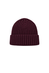 MC2 Saint Barth Cappello in lana a coste / Melanzana