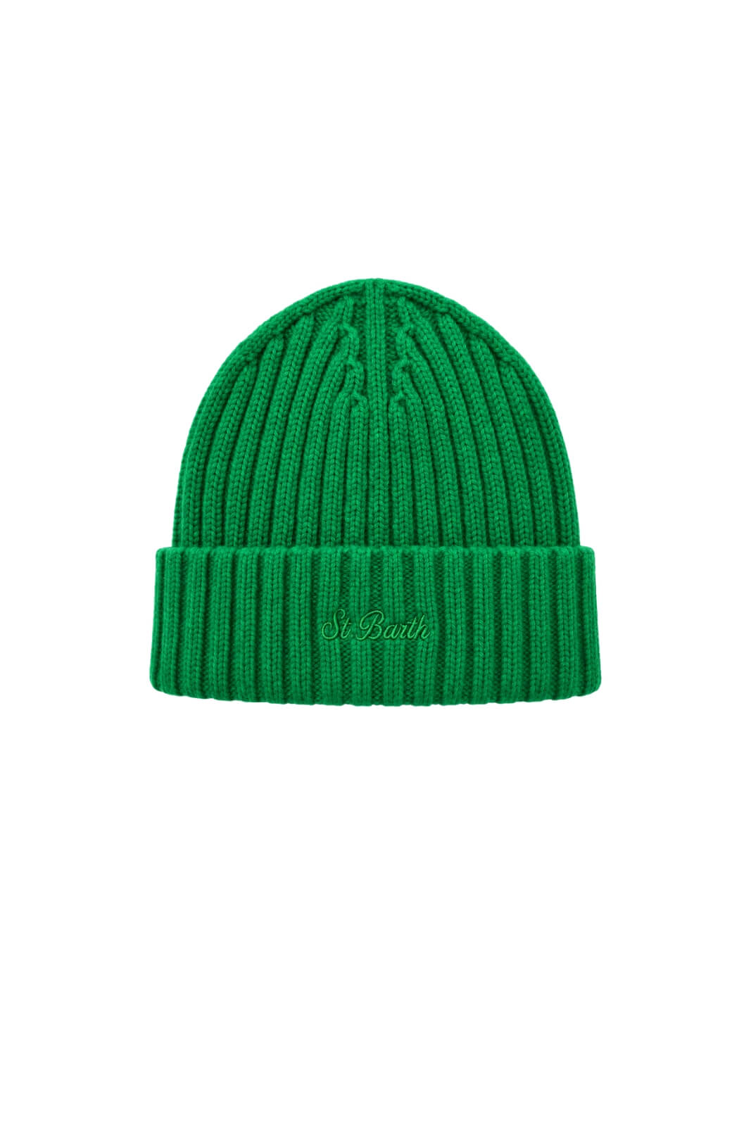 MC2 Saint Barth Cappello in lana a coste / Verde