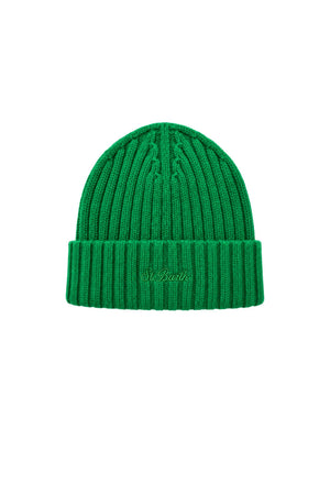 MC2 Saint Barth Cappello in lana a coste / Verde
