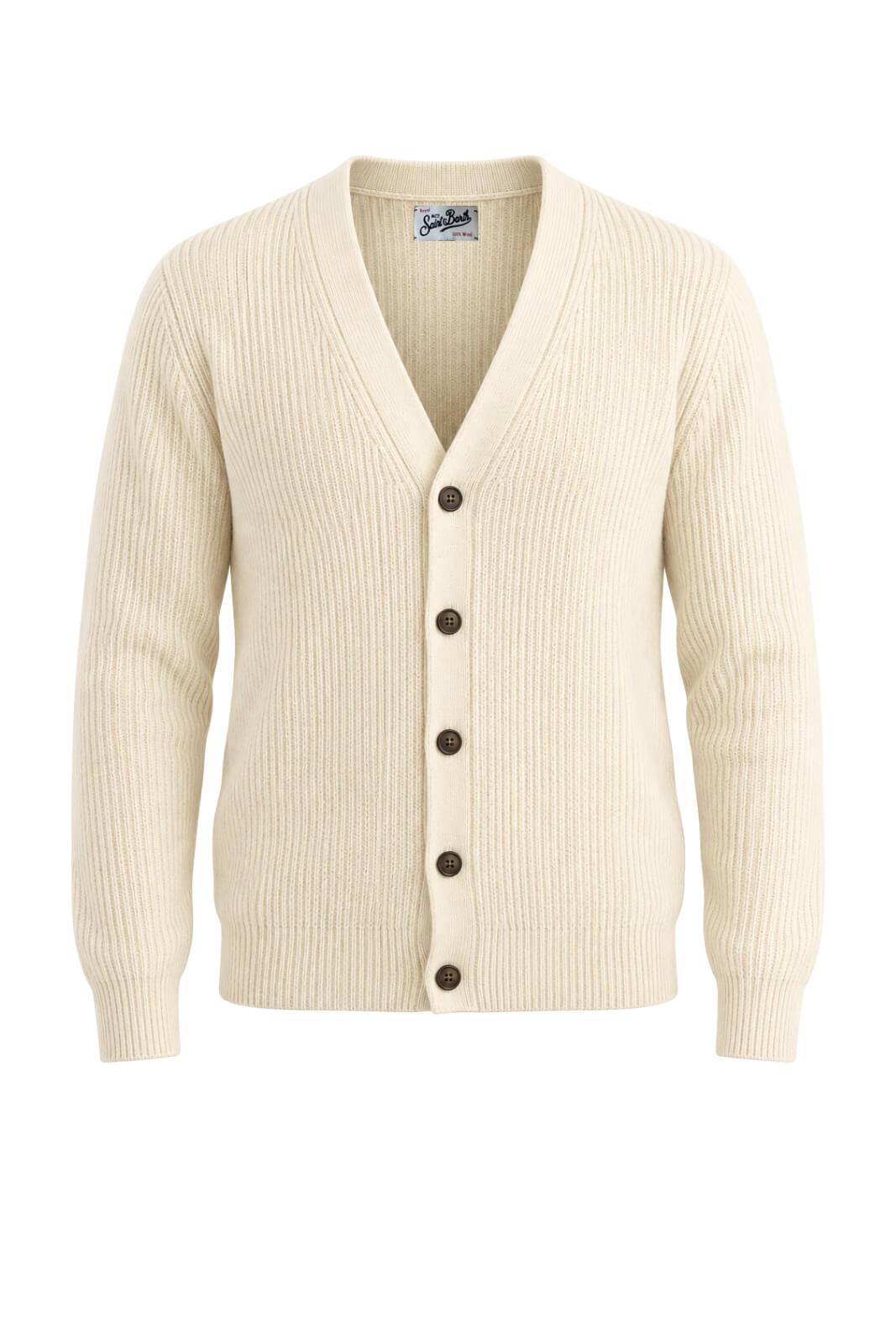 MC2 Saint Barth Cardigan Uomo Herrison Rib Wool