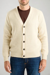 MC2 Saint Barth Cardigan Uomo Herrison Rib Wool