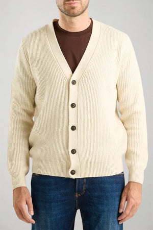 MC2 Saint Barth Cardigan Uomo Herrison Rib Wool