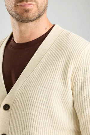 MC2 Saint Barth Cardigan Uomo Herrison Rib Wool