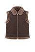MC2 Saint Barth Gilet Donna Hesketh Wax Fur