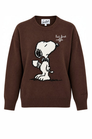MC2 Saint Barth Maglia Donna Snoopy First Coffee