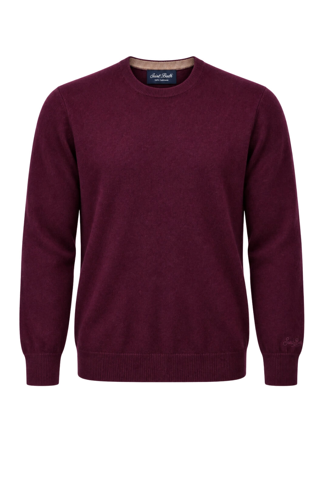 MC2 Saint Barth Maglia Uomo Regent Cashmere / Melanzana