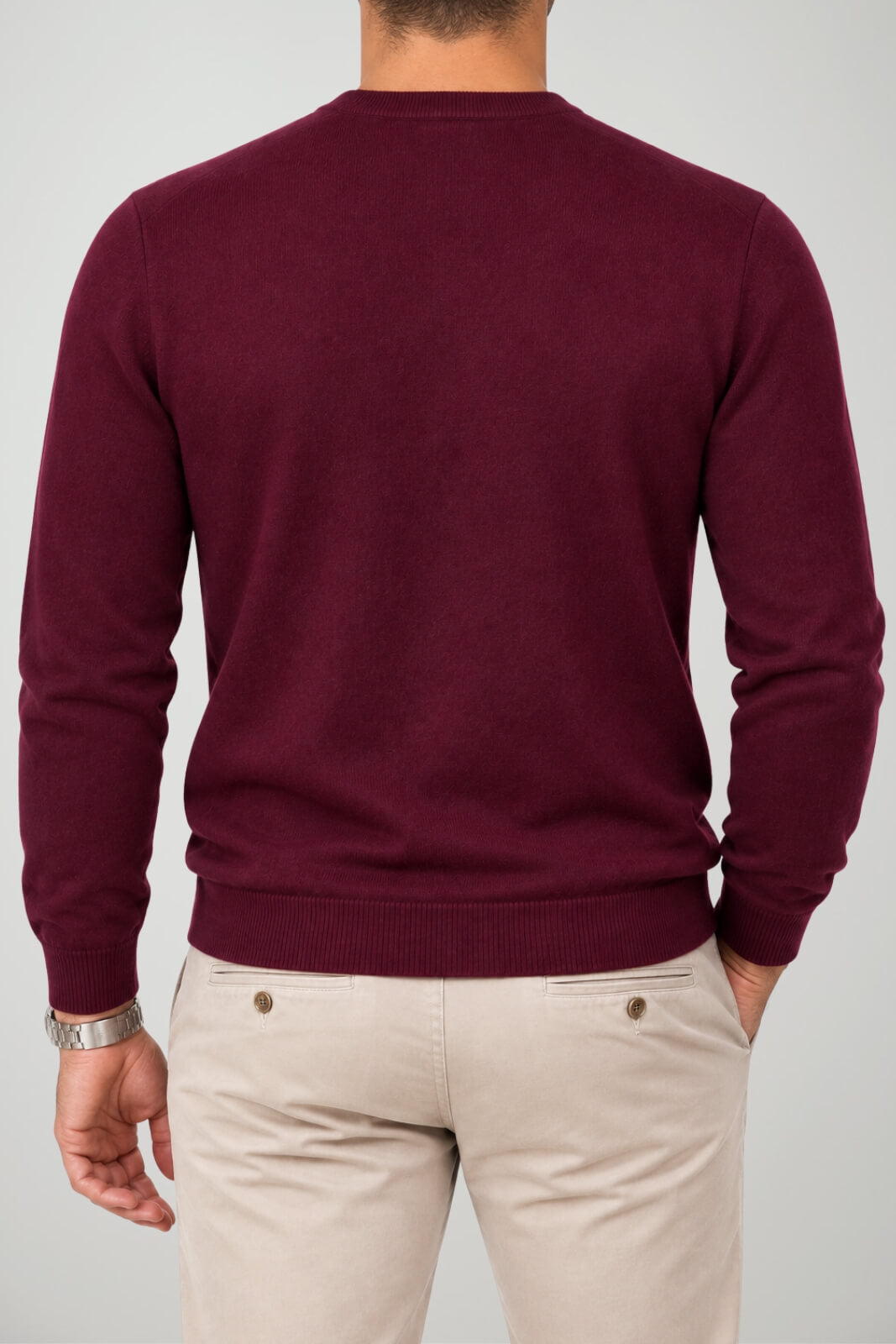 MC2 Saint Barth Maglia Uomo Regent Cashmere / Melanzana