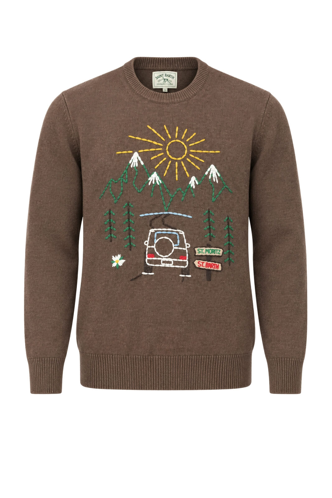 MC2 Saint Barth Maglia Uomo St Moritz Landscape Draw
