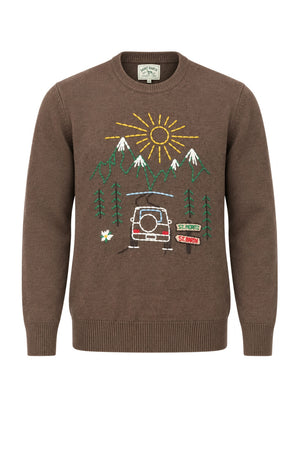 MC2 Saint Barth Maglia Uomo St Moritz Landscape Draw