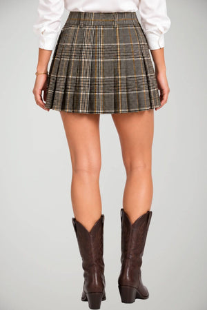 MC2 Saint Barth Mini Gonna Blay Flannel Tartan