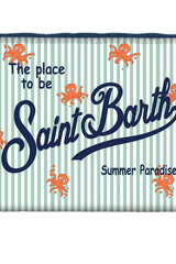 MC2 Saint Barth Pochette Aline Octo Cling Stripes