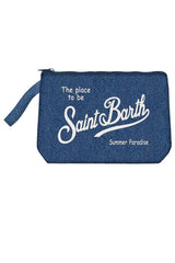 MC2 Saint Barth Pochette Aline effetto Denim