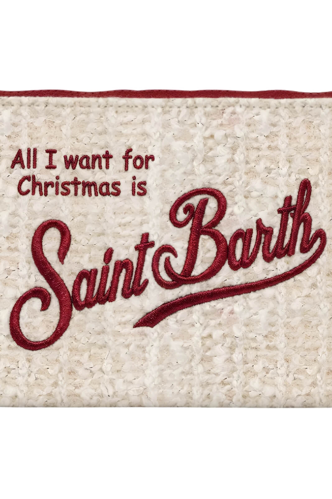 MC2 Saint Barth Pochette Donna Aline Tricot Xmas