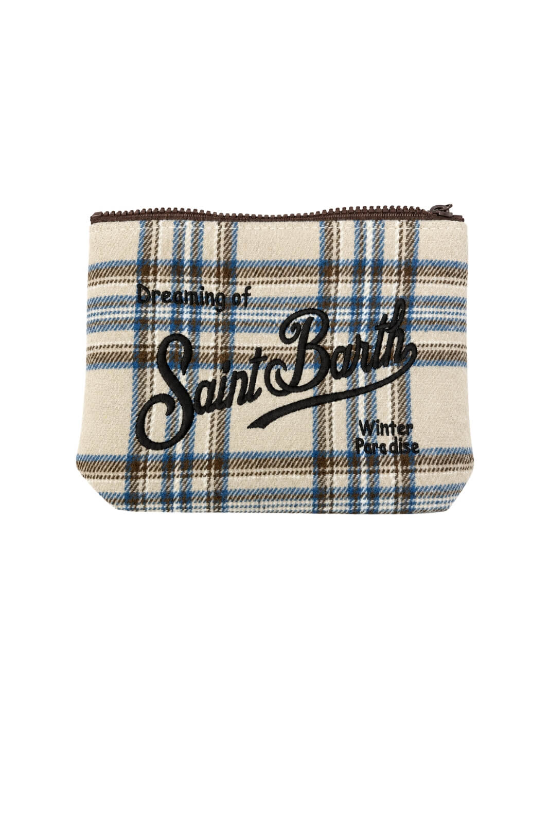 MC2 Saint Barth Pochette Donna Aline Wool Tartan