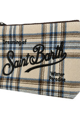 MC2 Saint Barth Pochette Donna Aline Wool Tartan