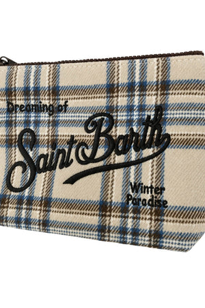 MC2 Saint Barth Pochette Donna Aline Wool Tartan