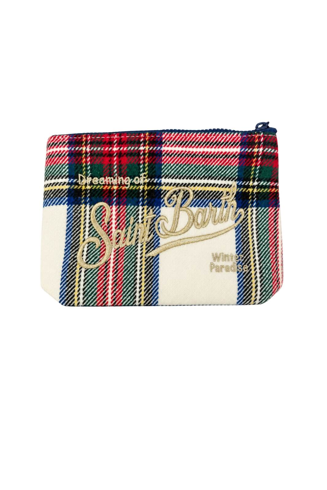 MC2 Saint Barth Pochette Donna Aline Wool Tartan