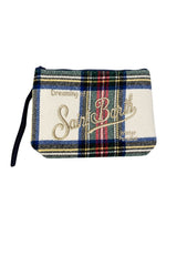 MC2 Saint Barth Pochette Donna Aline Wool Tartan